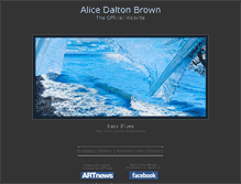 Tablet Screenshot of alicedaltonbrown.net